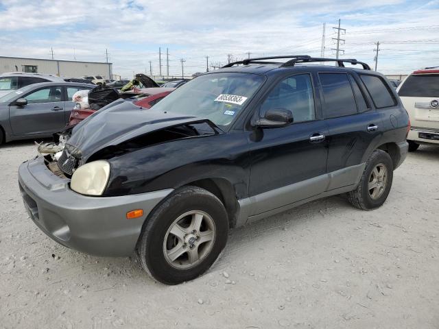 KM8SC83D31U029866 - 2001 HYUNDAI SANTA FE GLS BLUE photo 1