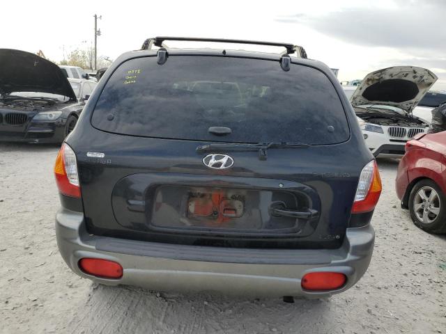 KM8SC83D31U029866 - 2001 HYUNDAI SANTA FE GLS BLUE photo 6