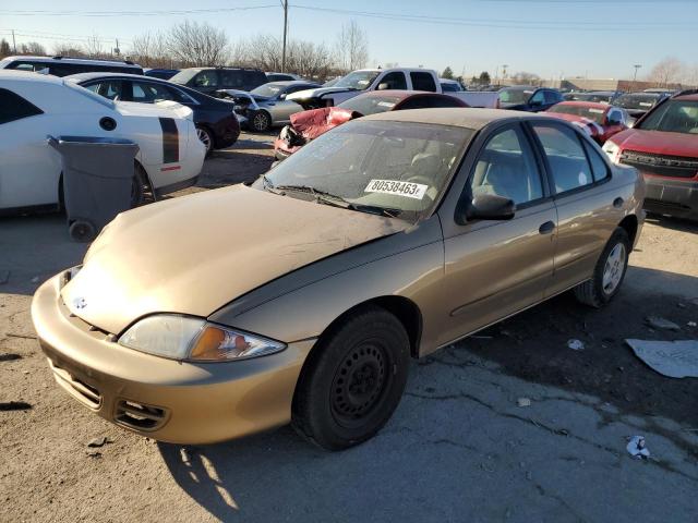 1G1JC5249Y7230897 - 2000 CHEVROLET CAVALIER GOLD photo 1