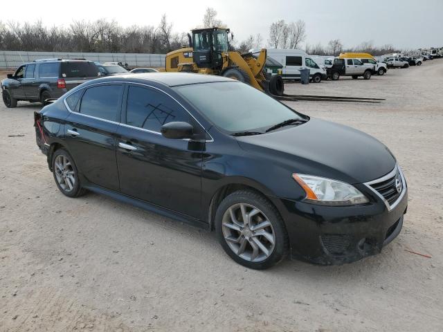 3N1AB7APXDL721361 - 2013 NISSAN SENTRA S BLACK photo 4