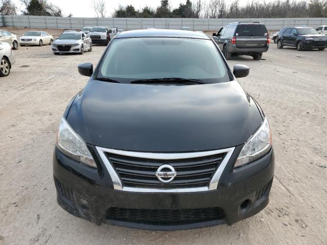 3N1AB7APXDL721361 - 2013 NISSAN SENTRA S BLACK photo 5