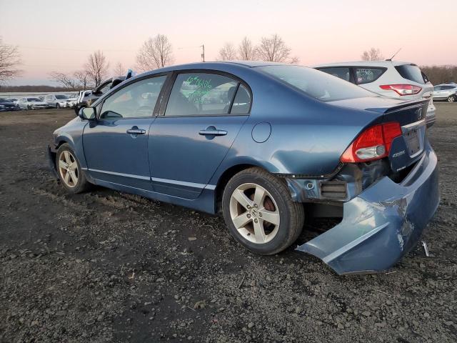 19XFA1F67AE087073 - 2010 HONDA CIVIC LX-S Bleu photo 2