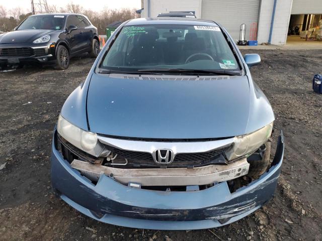 19XFA1F67AE087073 - 2010 HONDA CIVIC LX-S Bleu photo 5