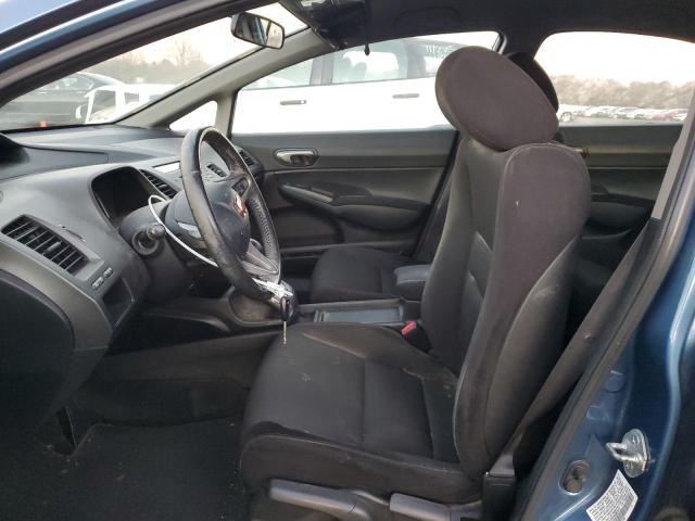 19XFA1F67AE087073 - 2010 HONDA CIVIC LX-S Bleu photo 7