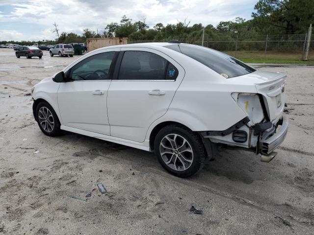1G1JD5SHXH4138392 - 2017 CHEVROLET SONIC LT WHITE photo 2