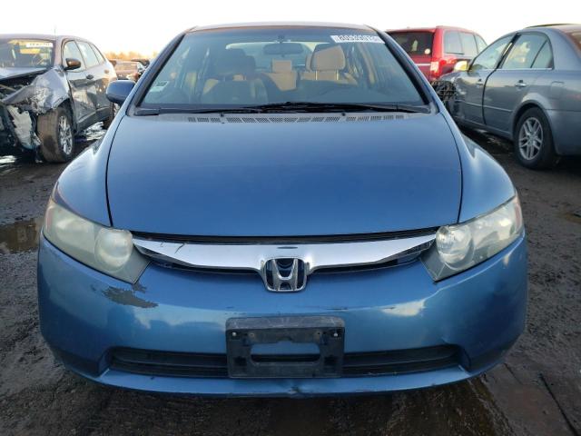 1HGFA16558L112191 - 2008 HONDA CIVIC LX BLUE photo 5