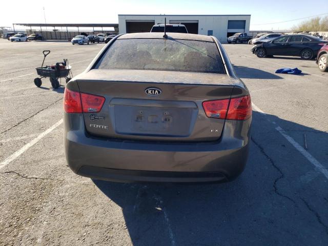 KNAFU4A25A5881284 - 2010 KIA FORTE EX BROWN photo 6