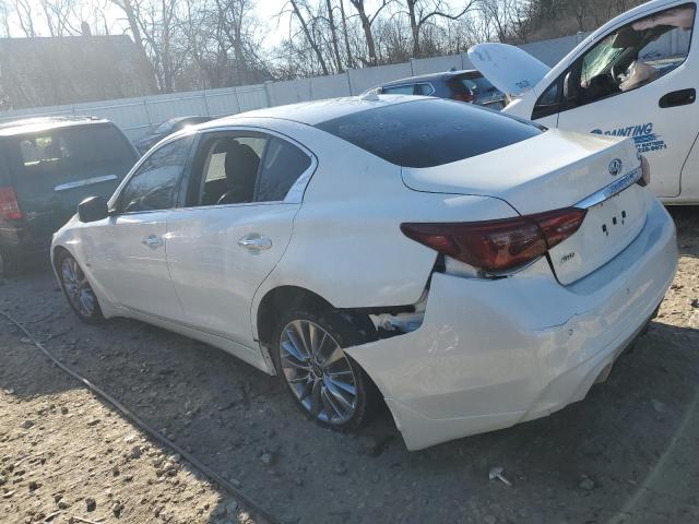 JN1EV7AR8LM253712 - 2020 INFINITI Q50 PURE WHITE photo 2