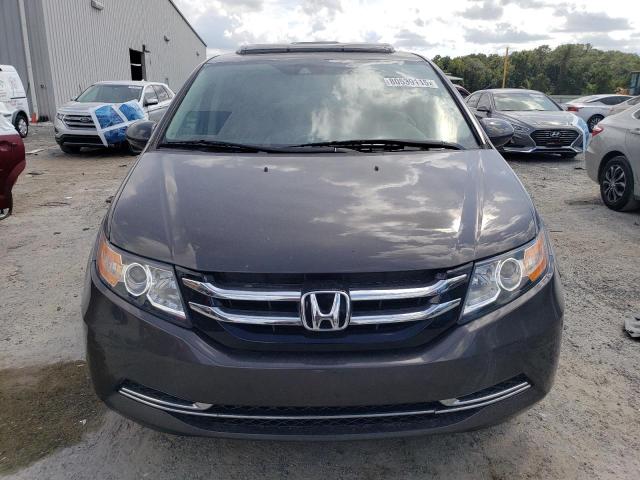 5FNRL5H62GB059664 - 2016 HONDA ODYSSEY EXL GRAY photo 5