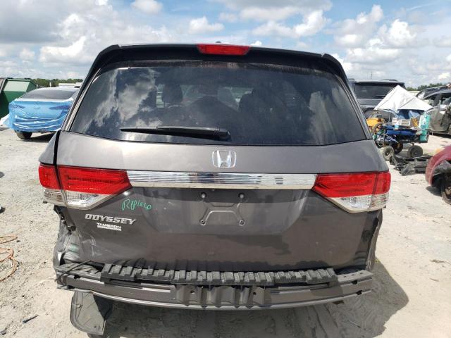 5FNRL5H62GB059664 - 2016 HONDA ODYSSEY EXL GRAY photo 6