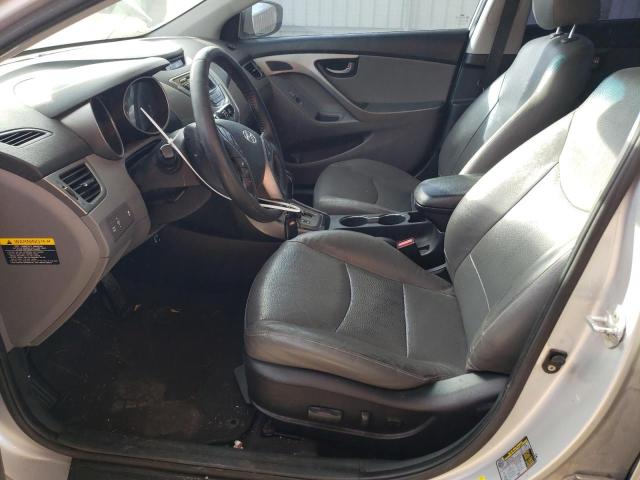 KMHDH4AE3DU605488 - 2013 HYUNDAI ELANTRA GLS SILVER photo 7