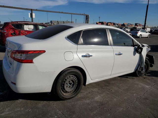 3N1AB7AP3EY329665 - 2014 NISSAN SENTRA S WHITE photo 3