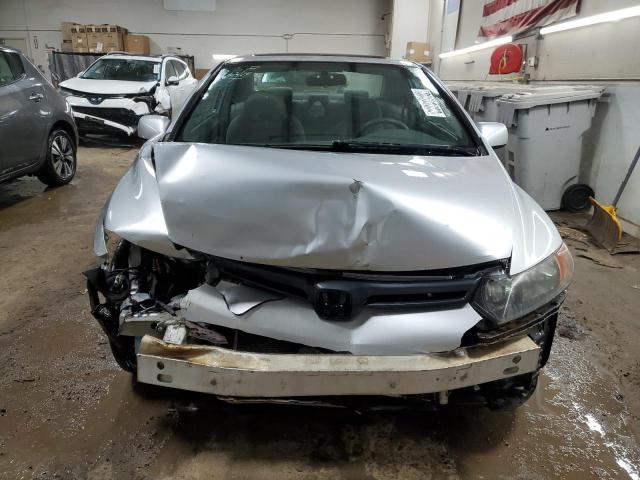 2HGFG128X8H505311 - 2008 HONDA CIVIC EX SILVER photo 5