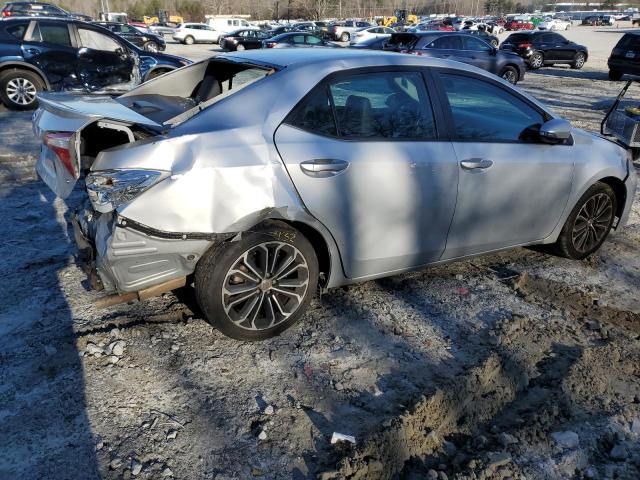 2T1BURHEXEC116479 - 2014 TOYOTA COROLLA L SILVER photo 3