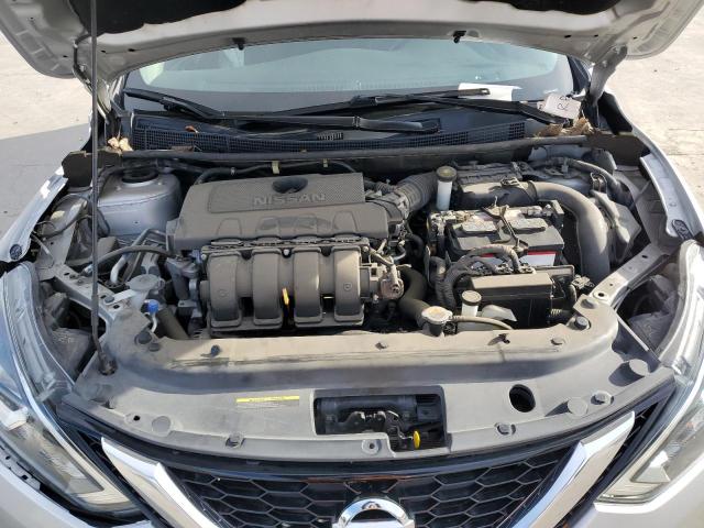 3N1AB7AP7KY309818 - 2019 NISSAN SENTRA S SILVER photo 11