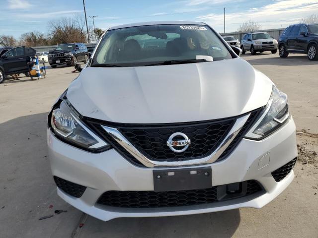 3N1AB7AP7KY309818 - 2019 NISSAN SENTRA S SILVER photo 5