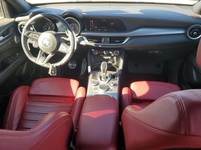 ZASPAKBN3N7D41558 - 2022 ALFA ROMEO STELVIO TI WHITE photo 8