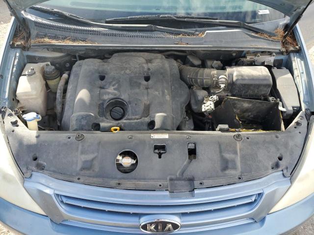 KNDMB233286212033 - 2008 KIA SEDONA EX BLUE photo 12