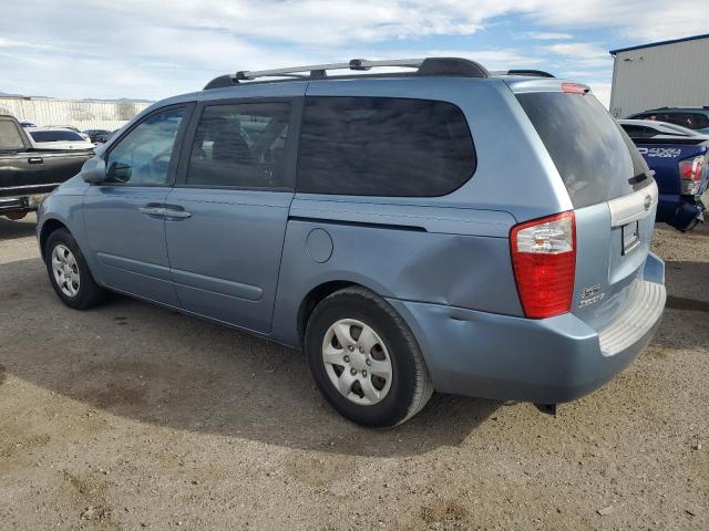 KNDMB233286212033 - 2008 KIA SEDONA EX BLUE photo 2