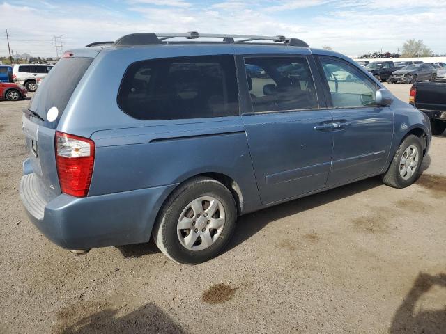 KNDMB233286212033 - 2008 KIA SEDONA EX BLUE photo 3