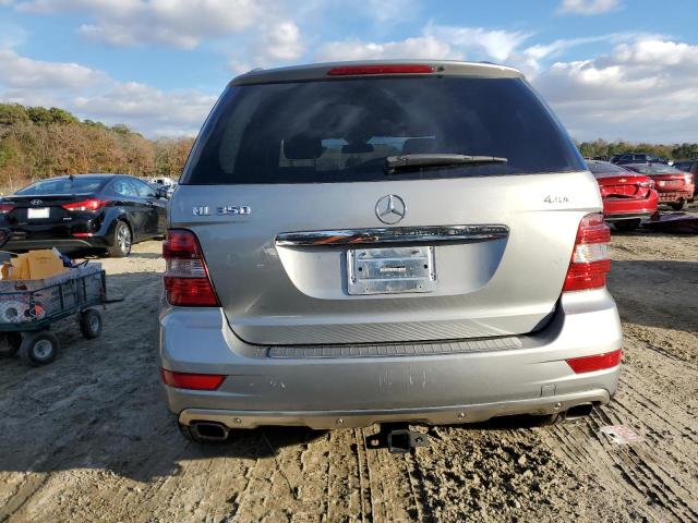 4JGBB8GB2BA659568 - 2011 MERCEDES-BENZ ML 350 4MATIC SILVER photo 6