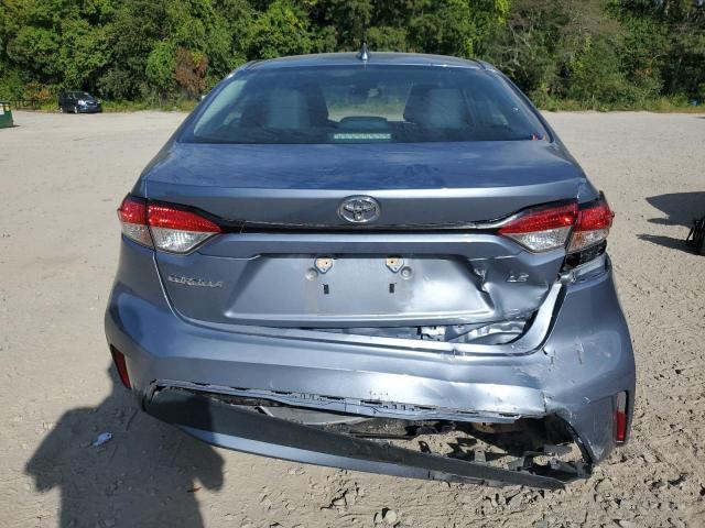 5YFEPMAEXMP234242 - 2021 TOYOTA COROLLA LE BLUE photo 6