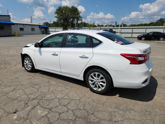 3N1AB7APXKY412974 - 2019 NISSAN SENTRA S WHITE photo 2