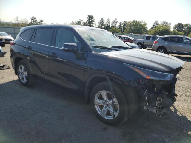 5TDCZRBH5MS532163 - 2021 TOYOTA HIGHLANDER L BLUE photo 4