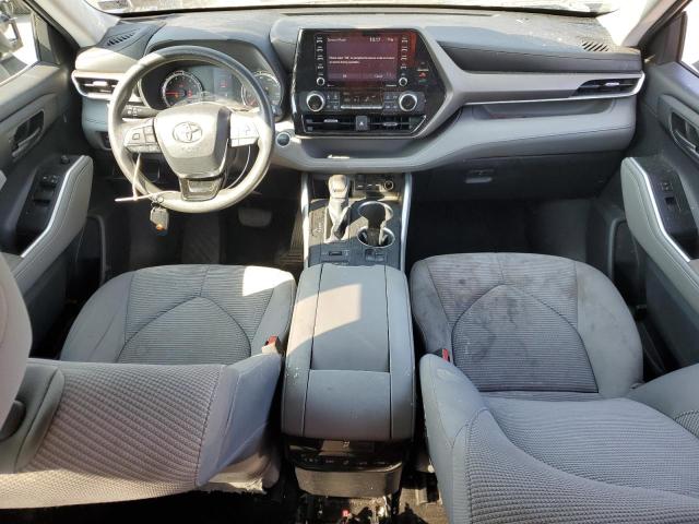 5TDCZRBH5MS532163 - 2021 TOYOTA HIGHLANDER L BLUE photo 8