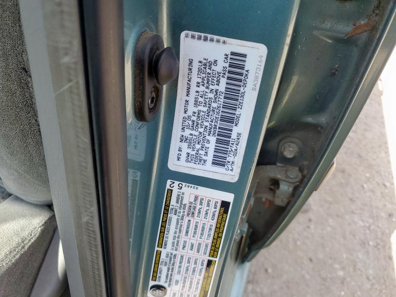 1NXBR30E16Z617772 - 2006 TOYOTA COROLLA CE GREEN photo 13