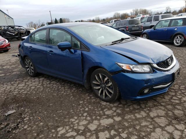 19XFB2F96FE211239 - 2015 HONDA CIVIC EXL BLUE photo 4