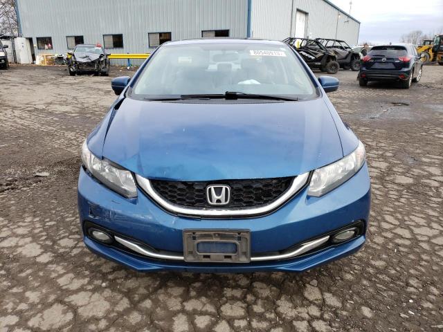 19XFB2F96FE211239 - 2015 HONDA CIVIC EXL ლურჯი ფოტო 5