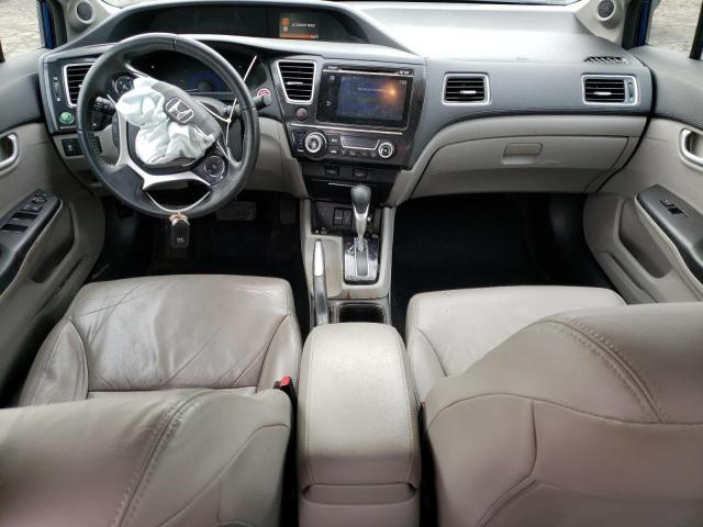 19XFB2F96FE211239 - 2015 HONDA CIVIC EXL ლურჯი ფოტო 8