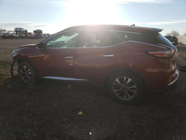 5N1AZ2MH9FN270163 - 2015 NISSAN MURANO S RED photo 2