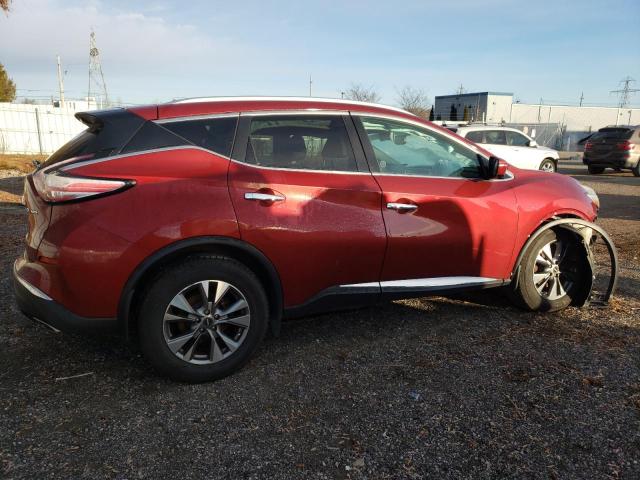 5N1AZ2MH9FN270163 - 2015 NISSAN MURANO S RED photo 3