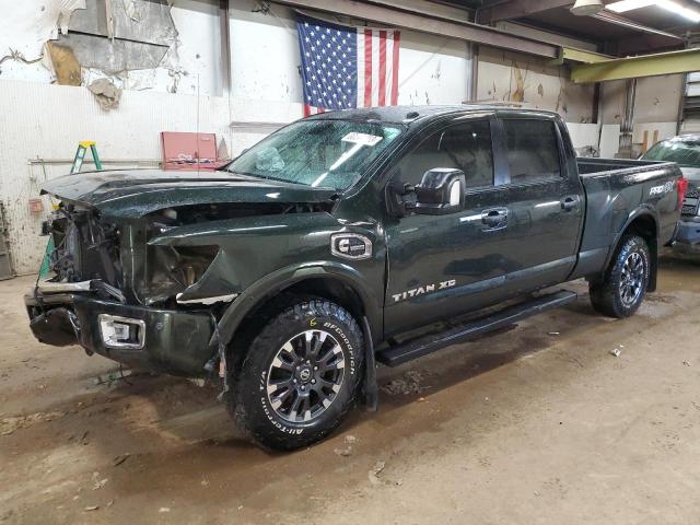 1N6BA1F47KN518552 - 2019 NISSAN TITAN XD SL GREEN photo 1