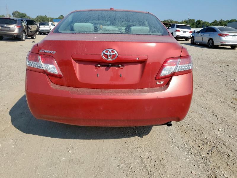 4T4BF3EKXBR152691 - 2011 TOYOTA CAMRY BASE RED photo 6