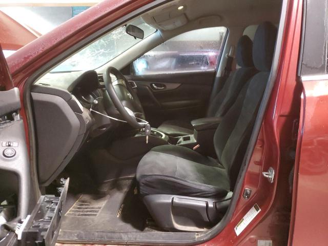 5N1AT2MT7GC862230 - 2016 NISSAN ROGUE S BURGUNDY photo 7