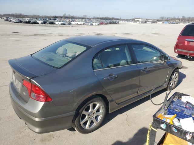 1HGFA15596L121720 - 2006 HONDA CIVIC LX GRAY photo 3