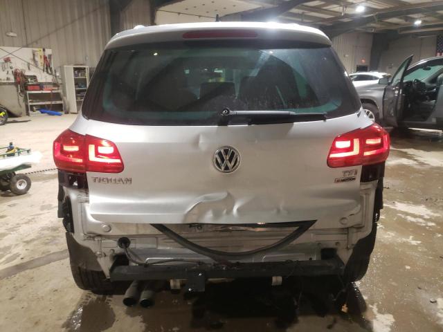 WVGSV7AX7HK020630 - 2017 VOLKSWAGEN TIGUAN WOLFSBURG SILVER photo 6