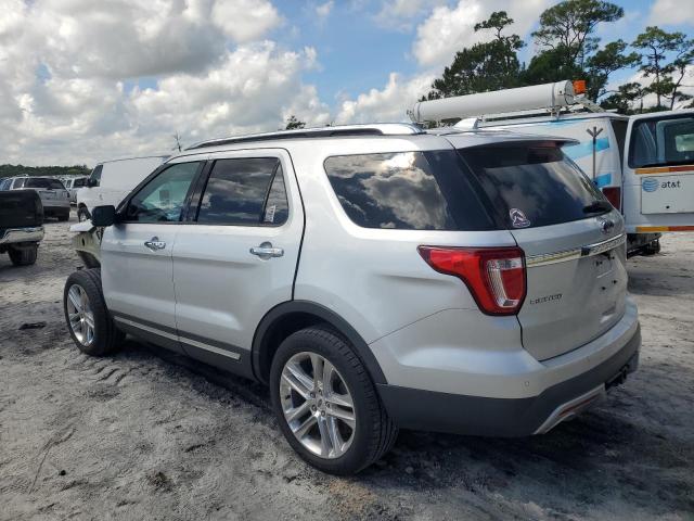 1FM5K8F82HGB79426 - 2017 FORD EXPLORER LIMITED SILVER photo 2