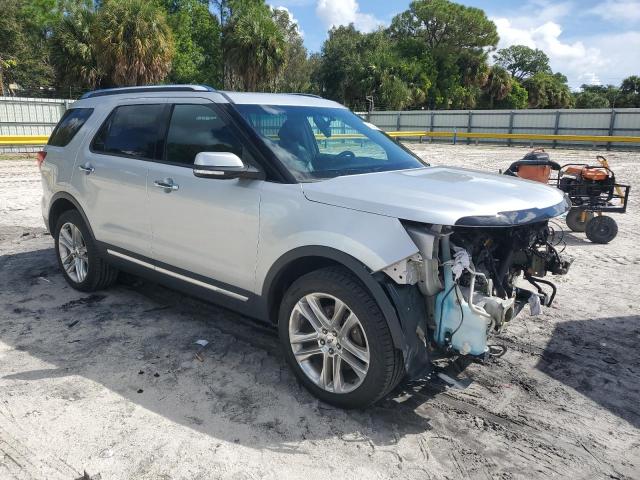 1FM5K8F82HGB79426 - 2017 FORD EXPLORER LIMITED SILVER photo 4