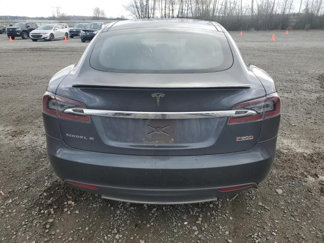 5YJSA1E43GF136321 - 2016 TESLA MODEL S GRAY photo 6