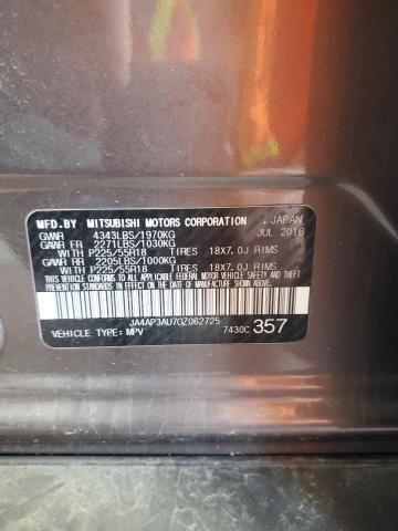 JA4AP3AU7GZ062725 - 2016 MITSUBISHI OUTLANDER SPORT ES 棕色 照片 13