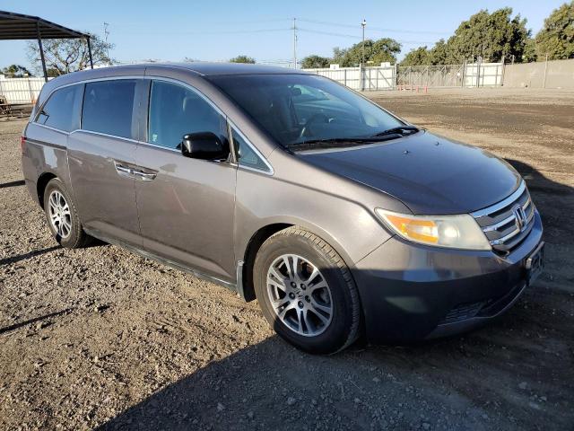 5FNRL5H45CB068500 - 2012 HONDA ODYSSEY EX GRAY photo 4