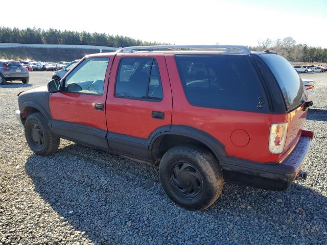 1GNDT13W3T2304616 - 1996 CHEVROLET BLAZER RED photo 2