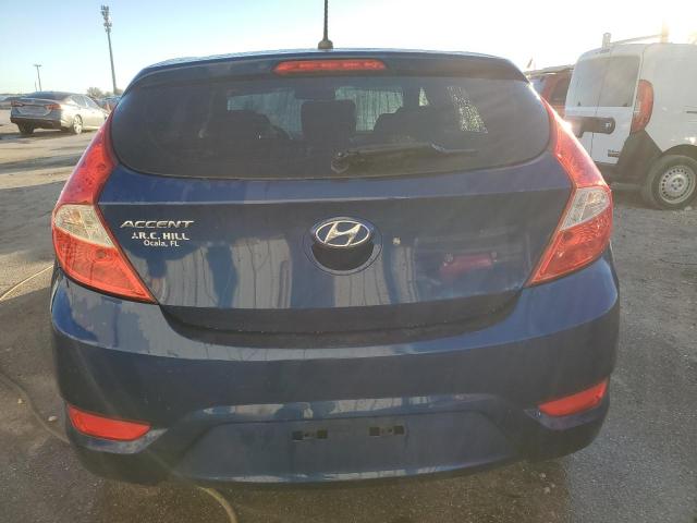 KMHCT5AE0FU199298 - 2015 HYUNDAI ACCENT GS BLUE photo 6