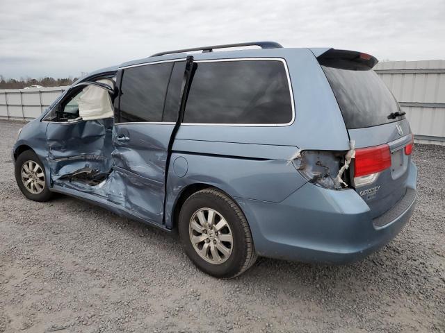 5FNRL38668B052772 - 2008 HONDA ODYSSEY EXL BLUE photo 2