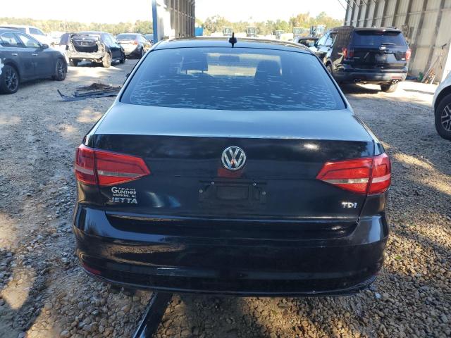 3VWLA7AJ7FM272493 - 2015 VOLKSWAGEN JETTA TDI BLACK photo 6