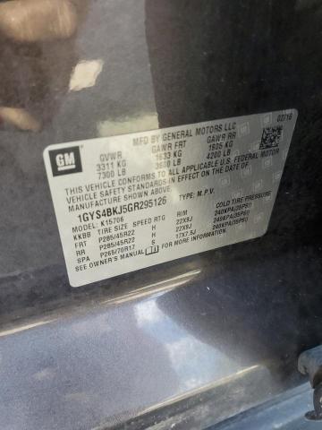 1GYS4BKJ5GR295126 - 2016 CADILLAC ESCALADE LUXURY GRAY photo 14